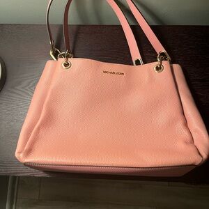 Michael Kors beautiful Pink Leather Tote Bag